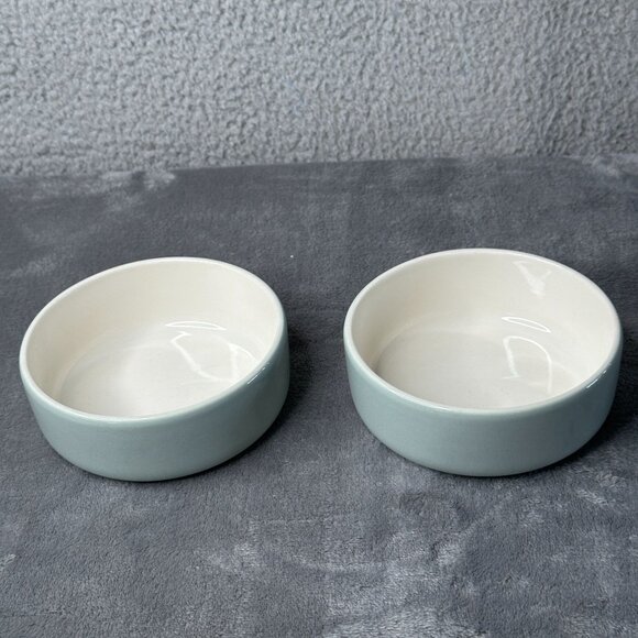Noritake Keltcraft Misty Isle Bowls 5” Set of 2 Ireland Stoneware Grey Blue - Picture 1 of 10